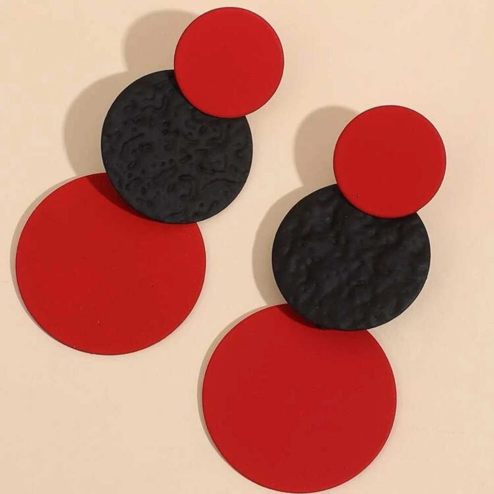 Georgia Bulldog Drop Earrings